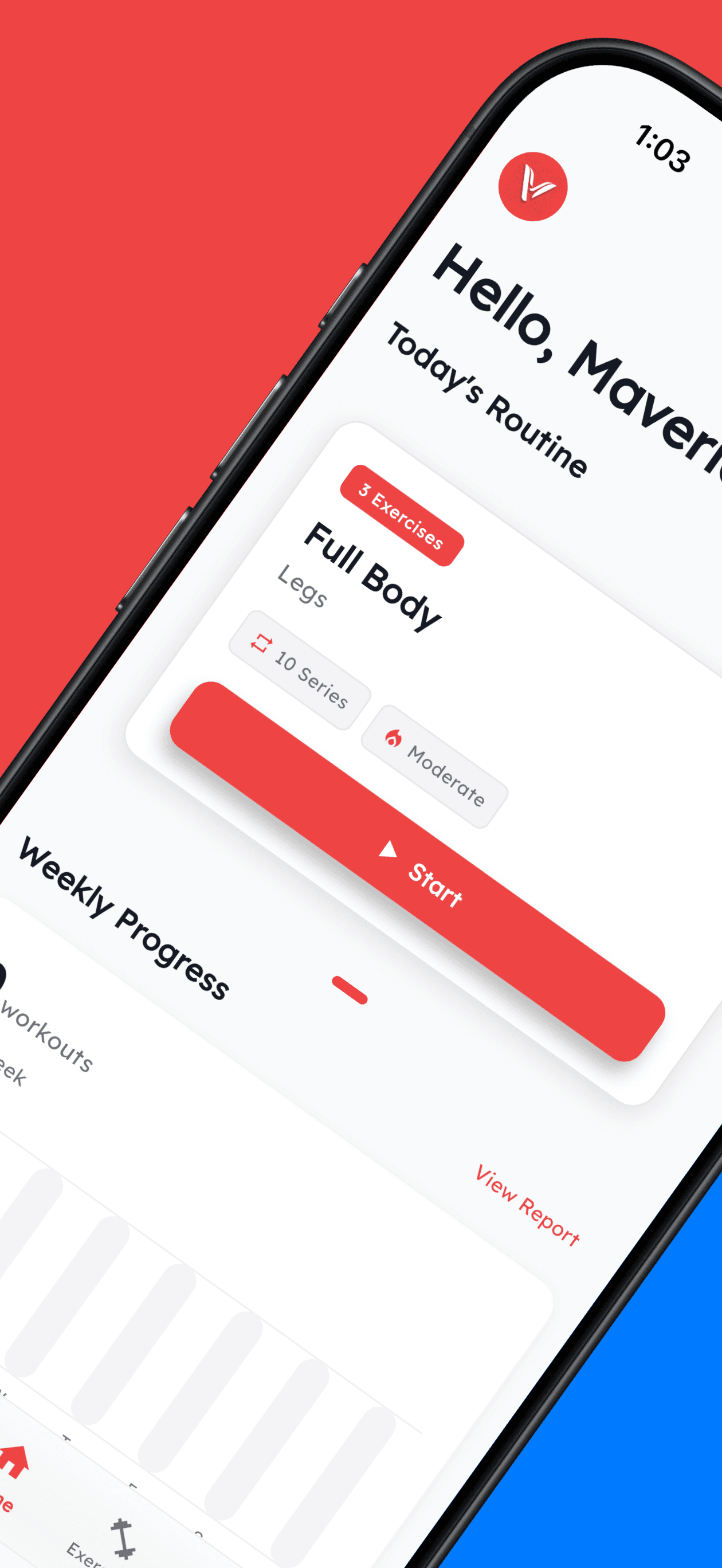 Vyro — Your workout one tap away